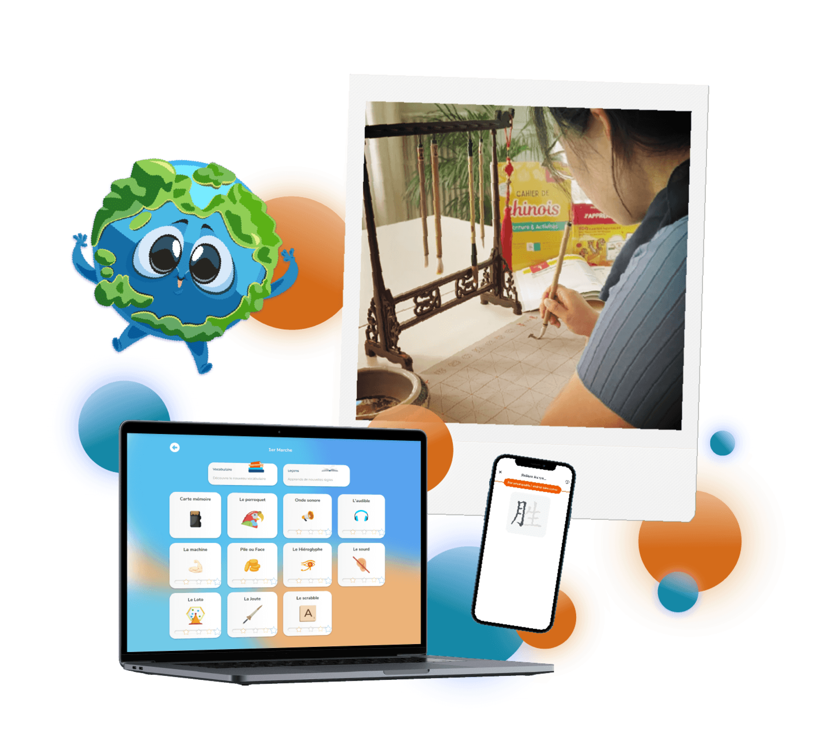 Illustration cours de chinois